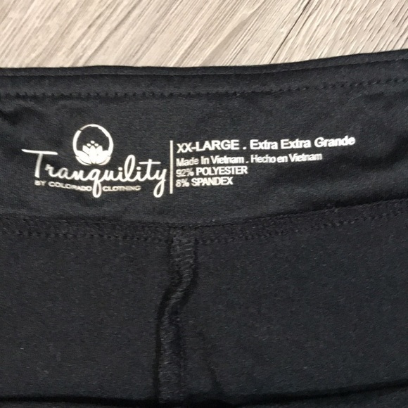 Tranquility Black & White Print Stretch Skort size XXL - Picture 4 of 9